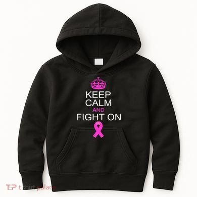 Keep Calm And Fight On Support Kids Hoodie