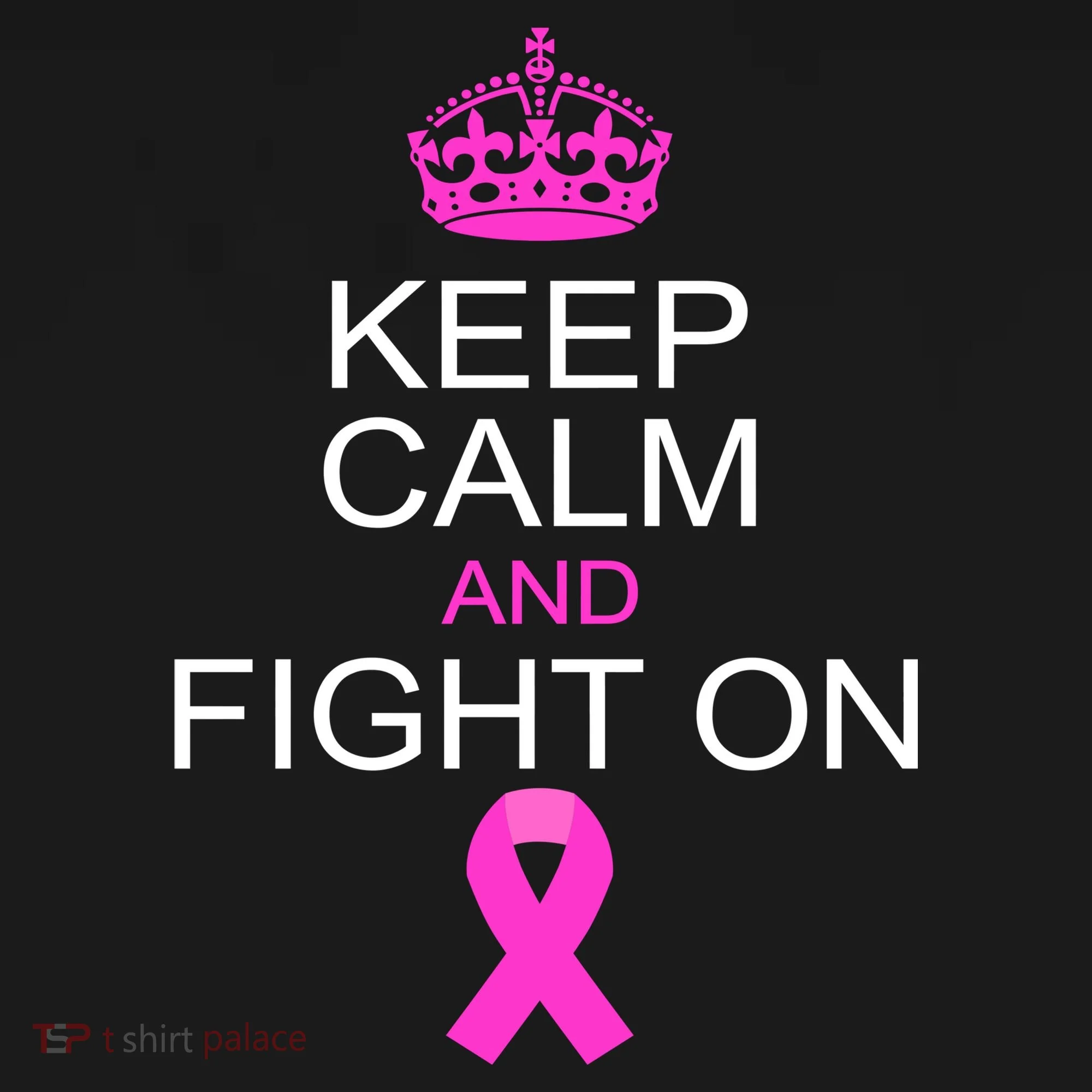 Keep Calm And Fight On Support Kids T-Shirt