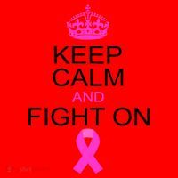 Keep Calm And Fight On Support Santa Hat thumb 1