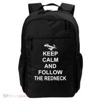Keep Calm and Follow The Redneck Backpack thumb 0