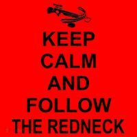 Keep Calm and Follow The Redneck Santa Hat thumb 1