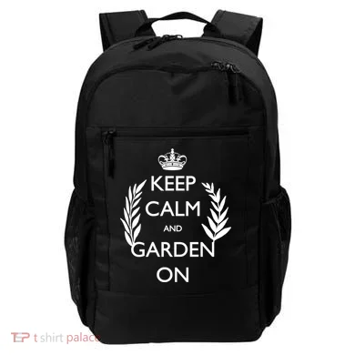 Keep Calm And Garden On Backpack