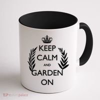 Keep Calm And Garden On Coffee Mug thumb 1