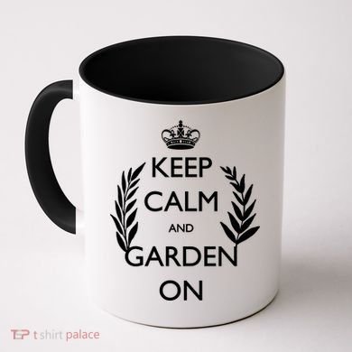 Keep Calm And Garden On Coffee Mug