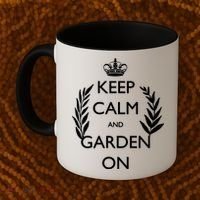 Keep Calm And Garden On Coffee Mug thumb 2