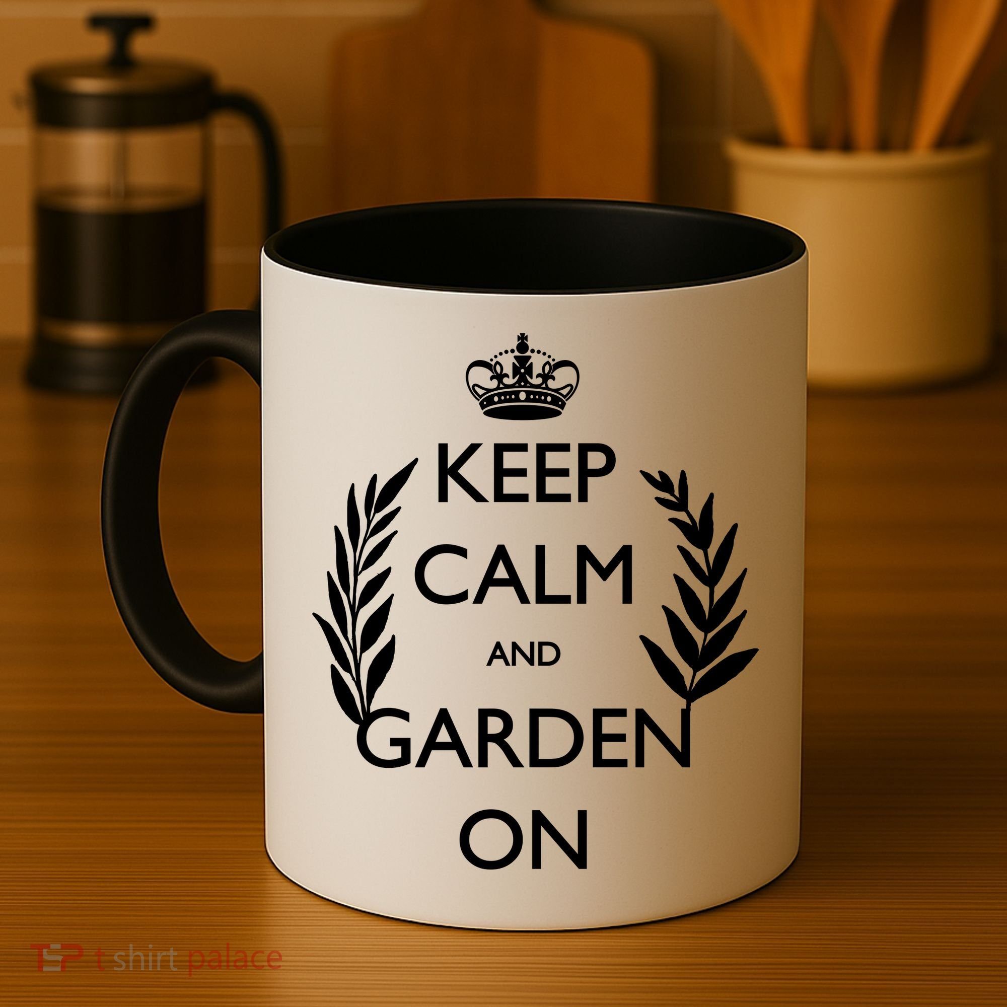 Keep Calm And Garden On Coffee Mug