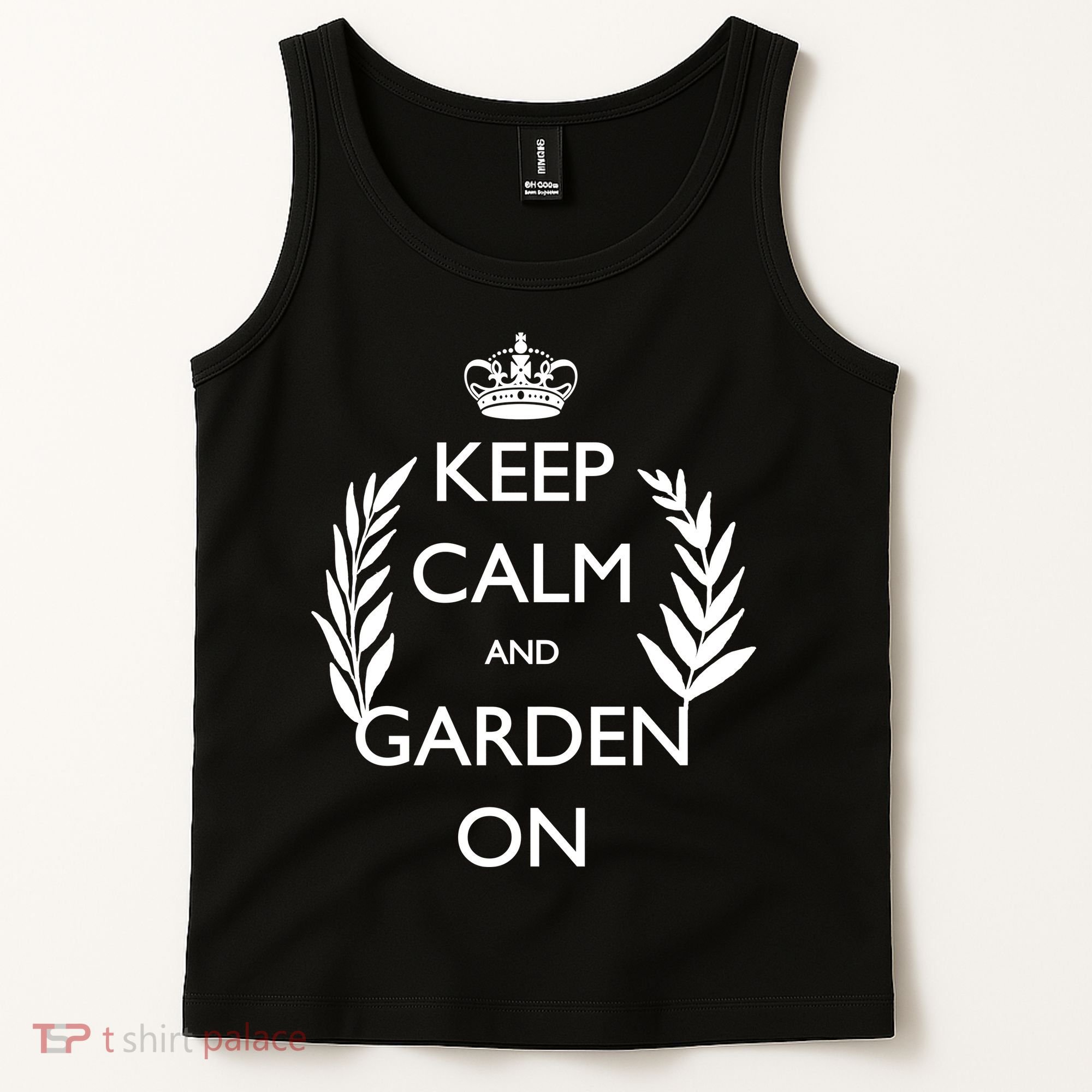 Keep Calm And Garden On Tank Top