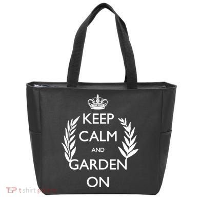 Keep Calm And Garden On Tote Bag