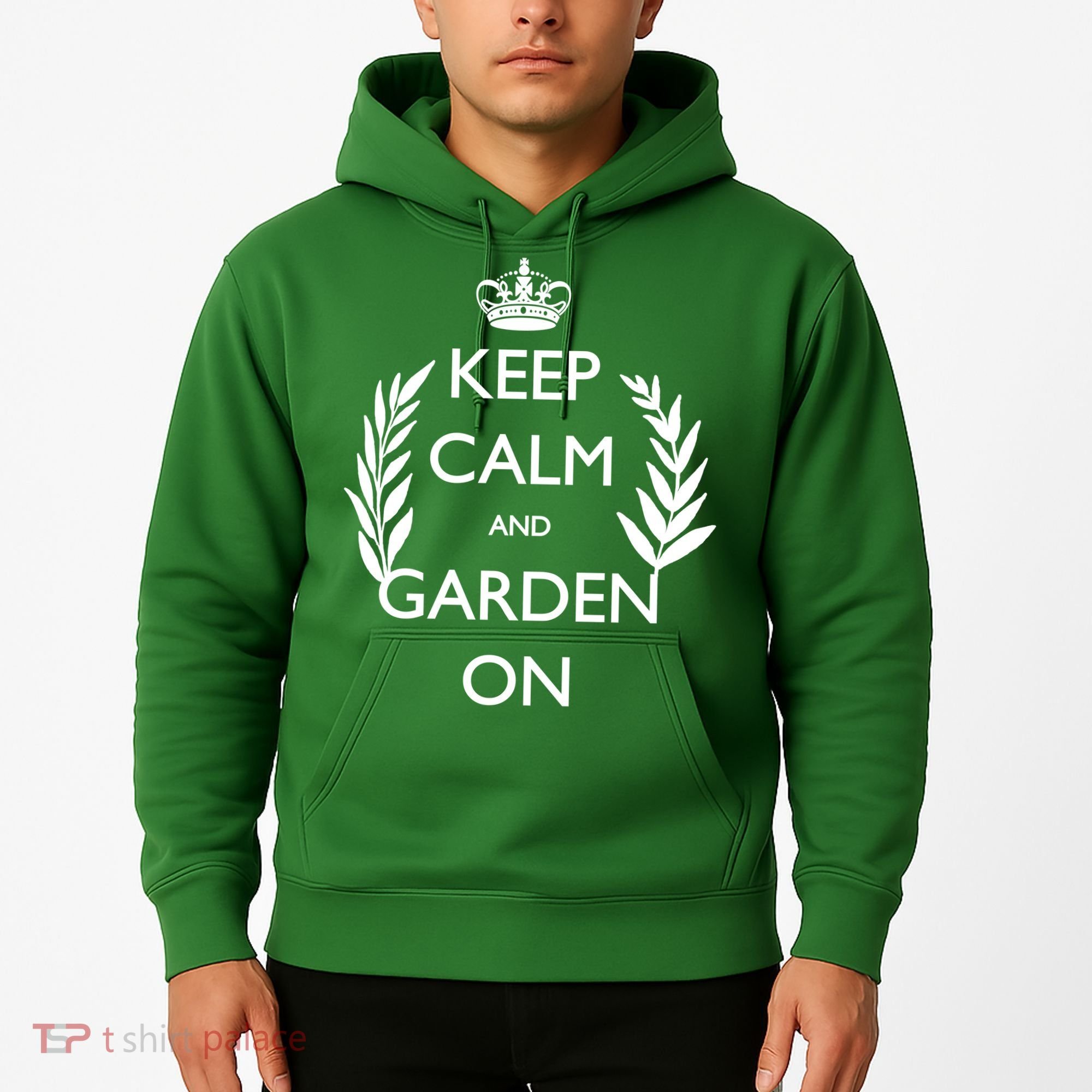 Keep Calm And Garden On Hoodie