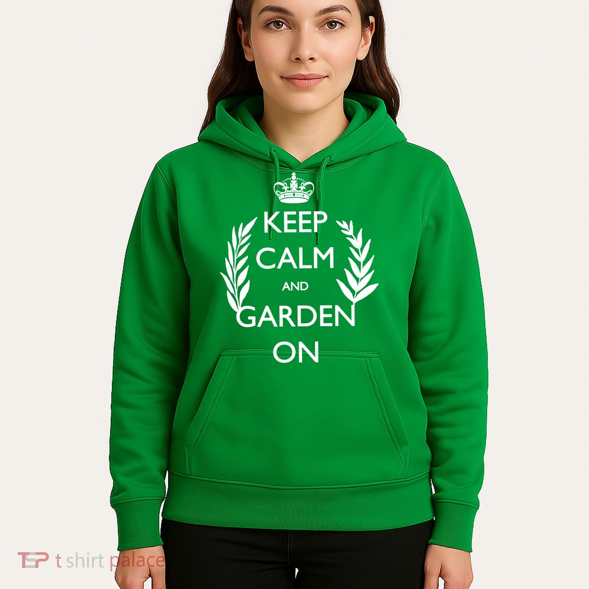 Keep Calm And Garden On Hoodie