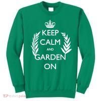Keep Calm And Garden On Sweatshirt thumb 0