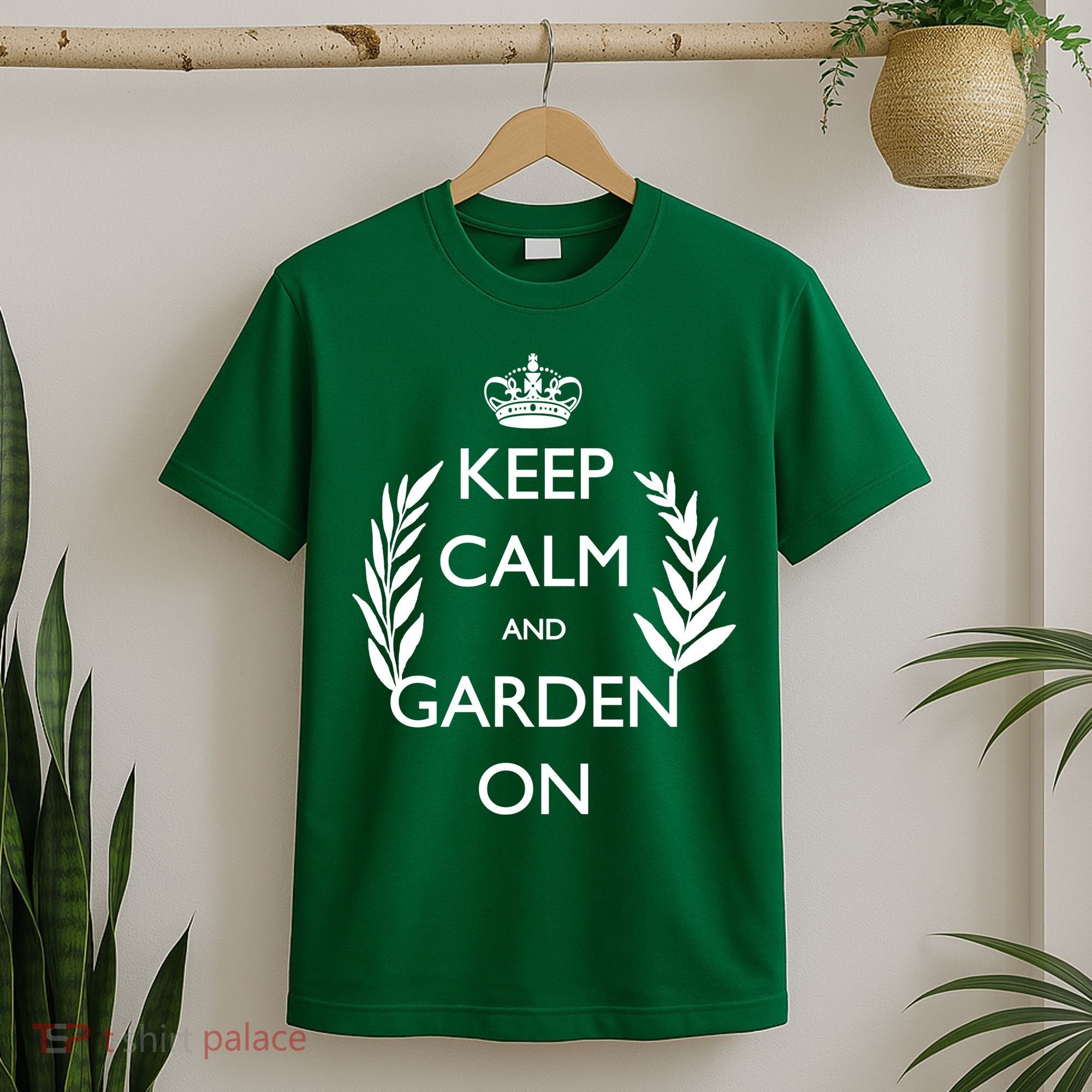 Keep Calm And Garden On T-Shirt