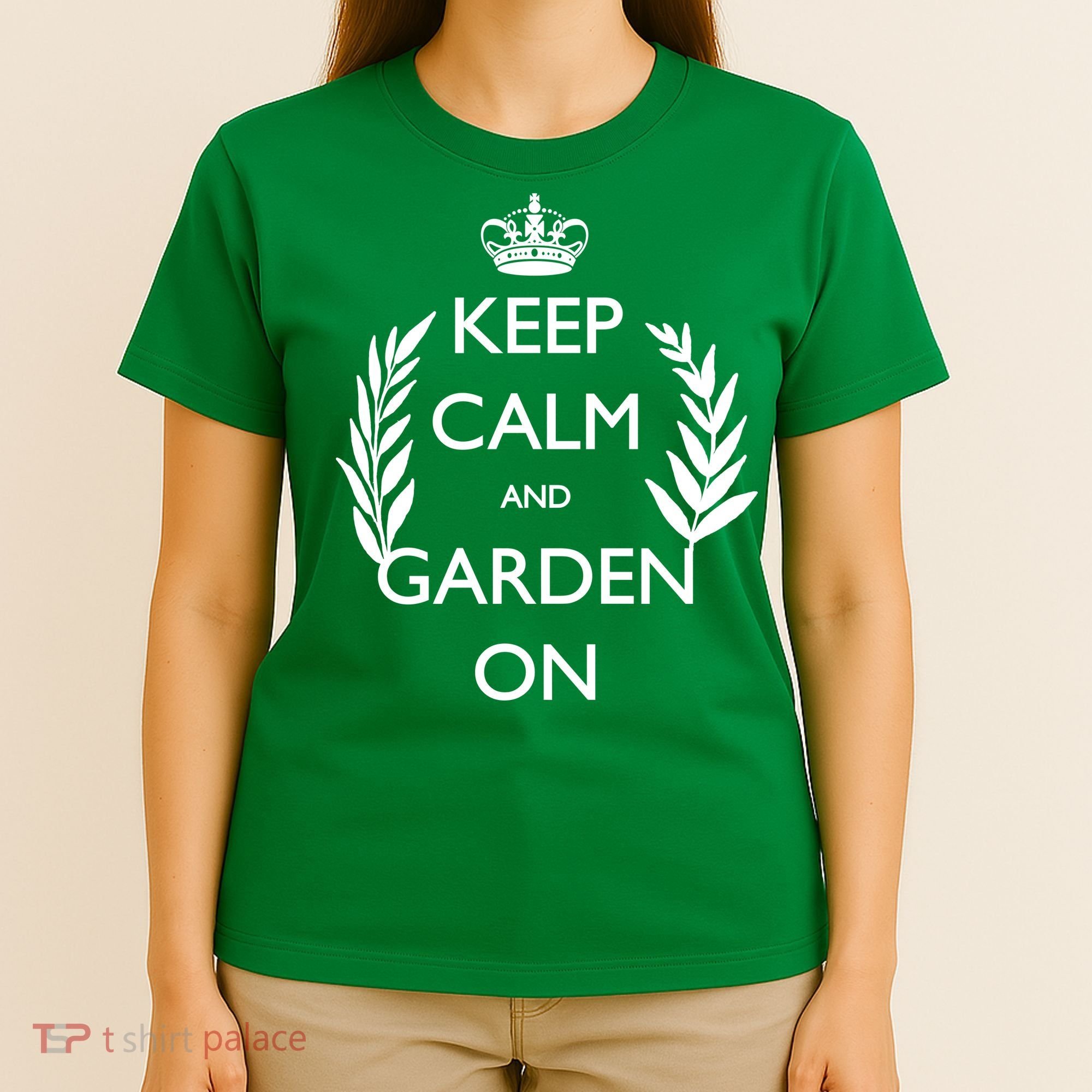 Keep Calm And Garden On T-Shirt