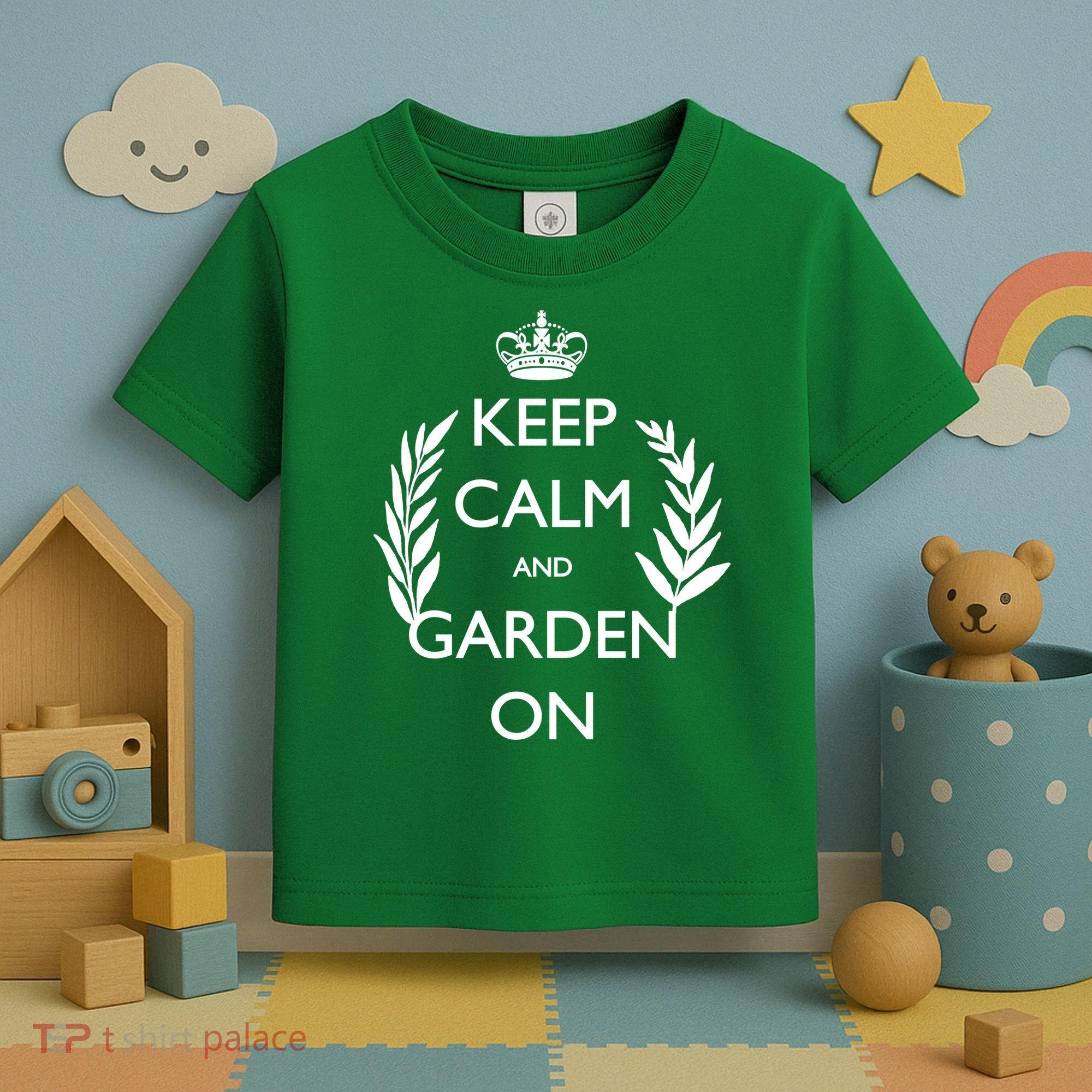 Keep Calm And Garden On Toddler T-Shirt