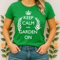 Keep Calm And Garden On Women's T-Shirt thumb 2