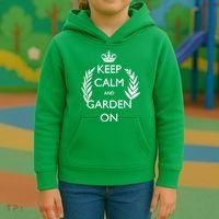 Keep Calm And Garden On Kids Hoodie thumb 3
