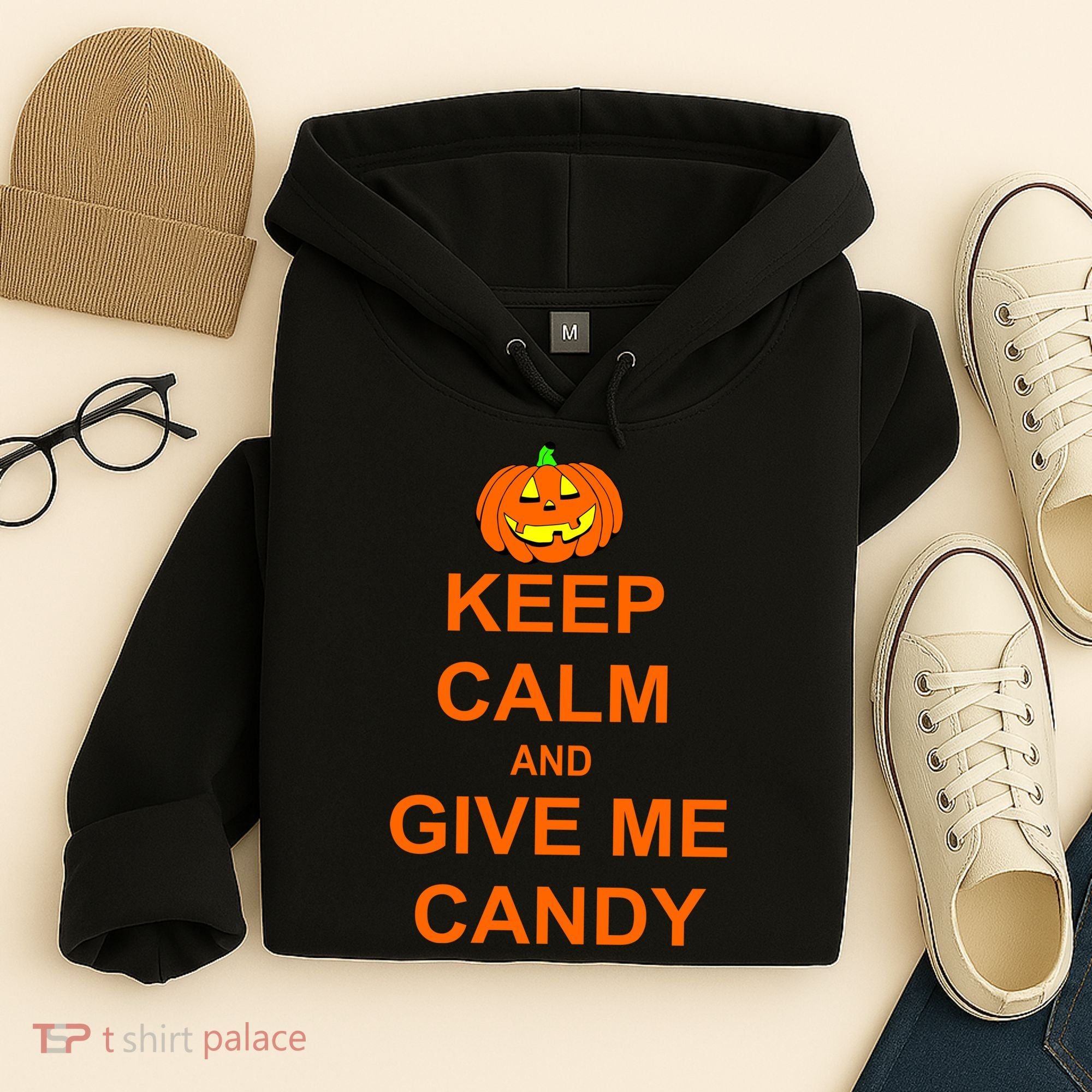 Keep Calm and Give Me Candy Hoodie