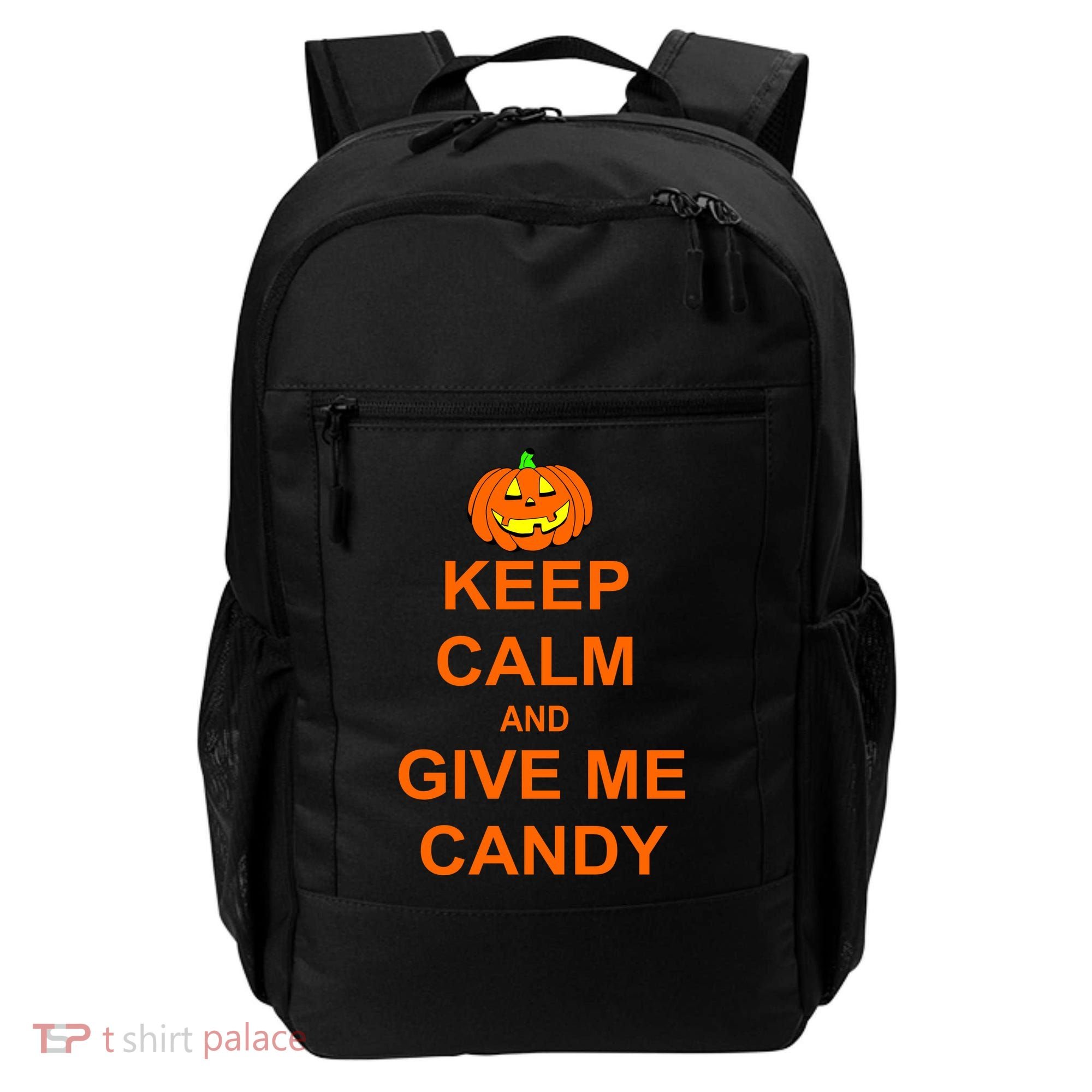 Keep Calm and Give Me Candy Backpack