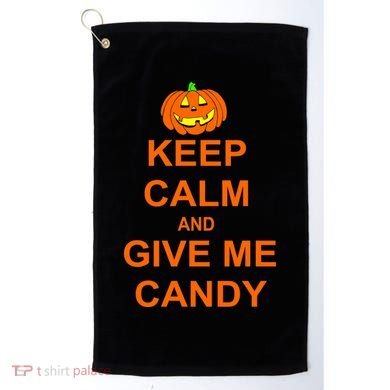Keep Calm and Give Me Candy Golf Towel