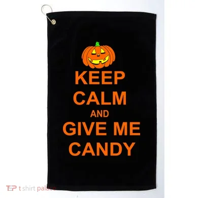 Keep Calm and Give Me Candy Golf Towel