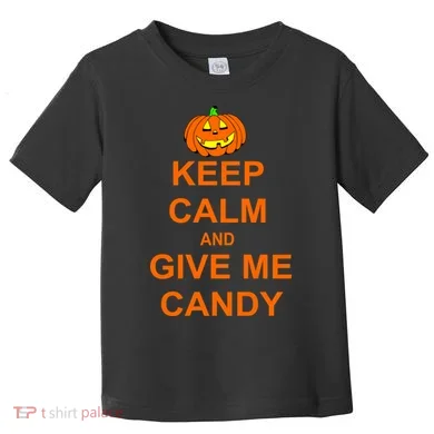 Keep Calm and Give Me Candy Toddler T-Shirt