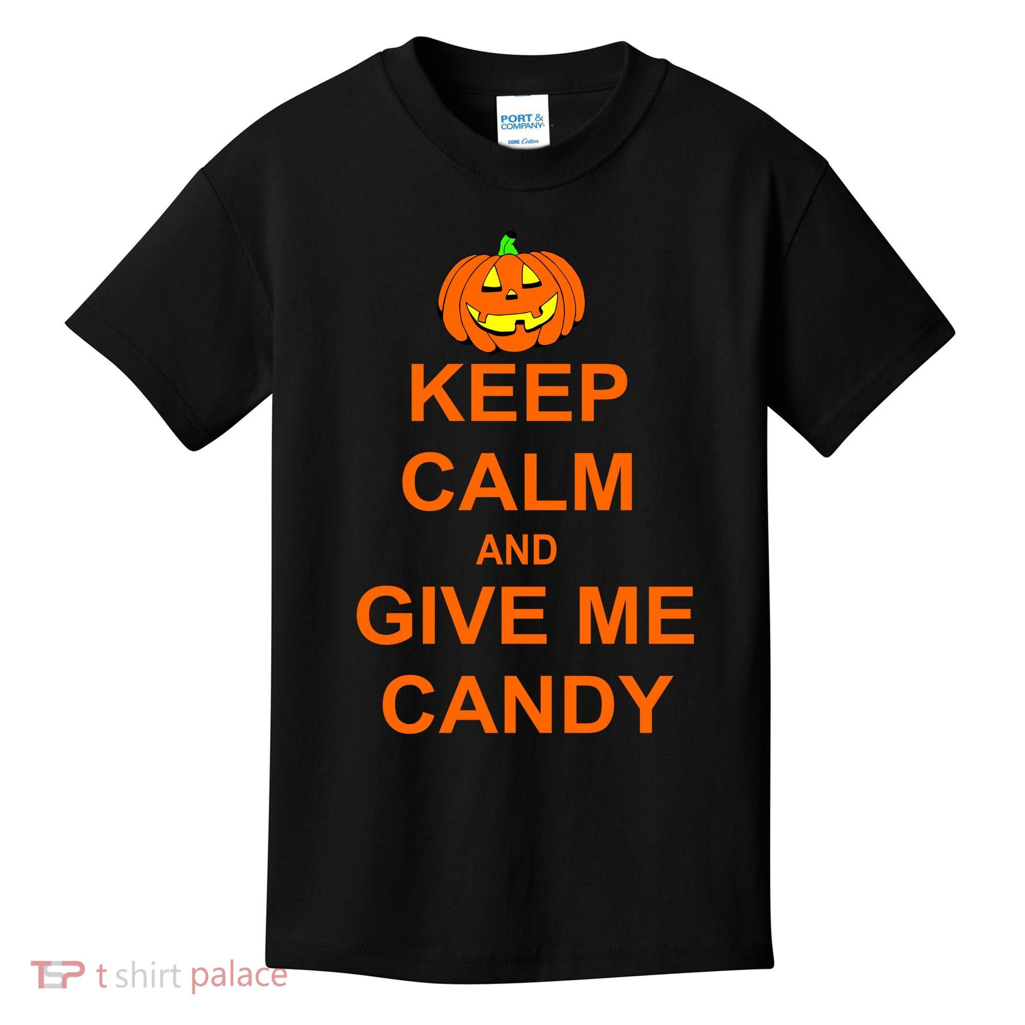 Keep Calm and Give Me Candy Kids T-Shirt