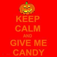 Keep Calm and Give Me Candy Santa Hat thumb 1