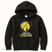 Keep Calm and Go Fishing Kids Hoodie thumb 0