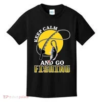 Keep Calm and Go Fishing Kids T-Shirt thumb 0