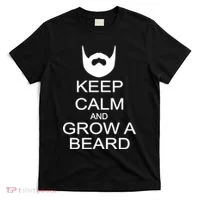 Keep Calm and Grow a Beard T-Shirt thumb 0