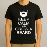 Keep Calm and Grow a Beard T-Shirt thumb 3