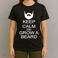 Keep Calm and Grow a Beard T-Shirt thumb 4