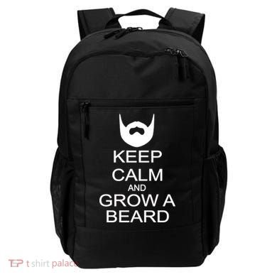 Keep Calm and Grow a Beard Backpack