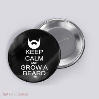 Keep Calm and Grow a Beard Button thumb 0