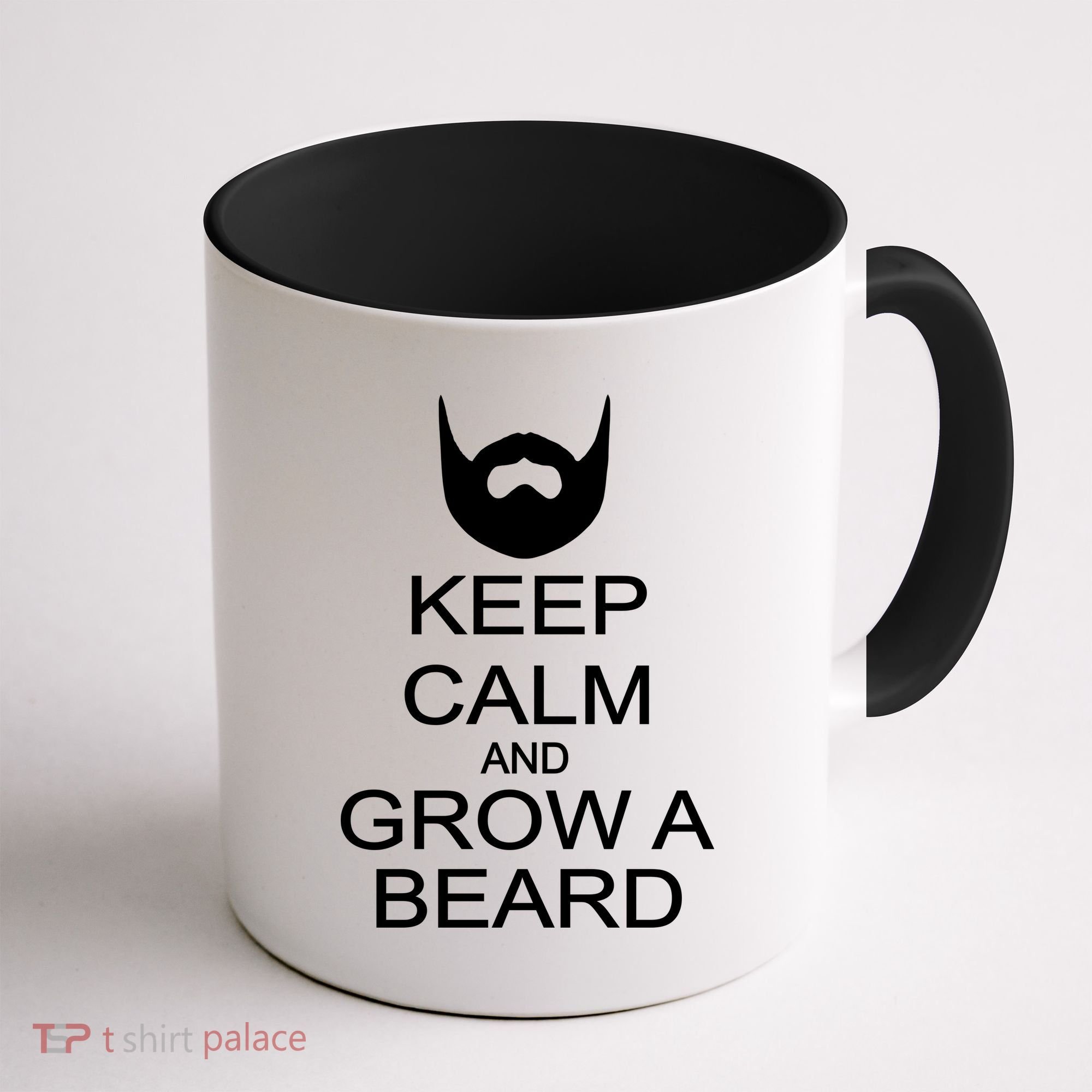 Keep Calm and Grow a Beard Coffee Mug