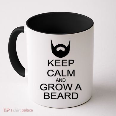 Keep Calm and Grow a Beard Coffee Mug