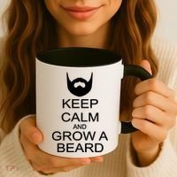 Keep Calm and Grow a Beard Coffee Mug thumb 3