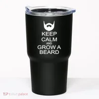 Keep Calm and Grow a Beard Tumbler thumb 0