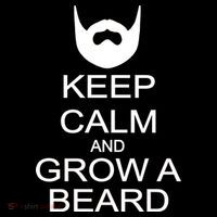 Keep Calm and Grow a Beard Ornament thumb 1
