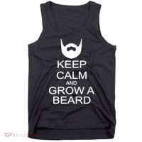 Keep Calm and Grow a Beard Tank Top thumb 0