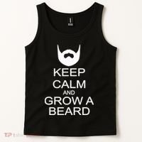Keep Calm and Grow a Beard Tank Top thumb 2