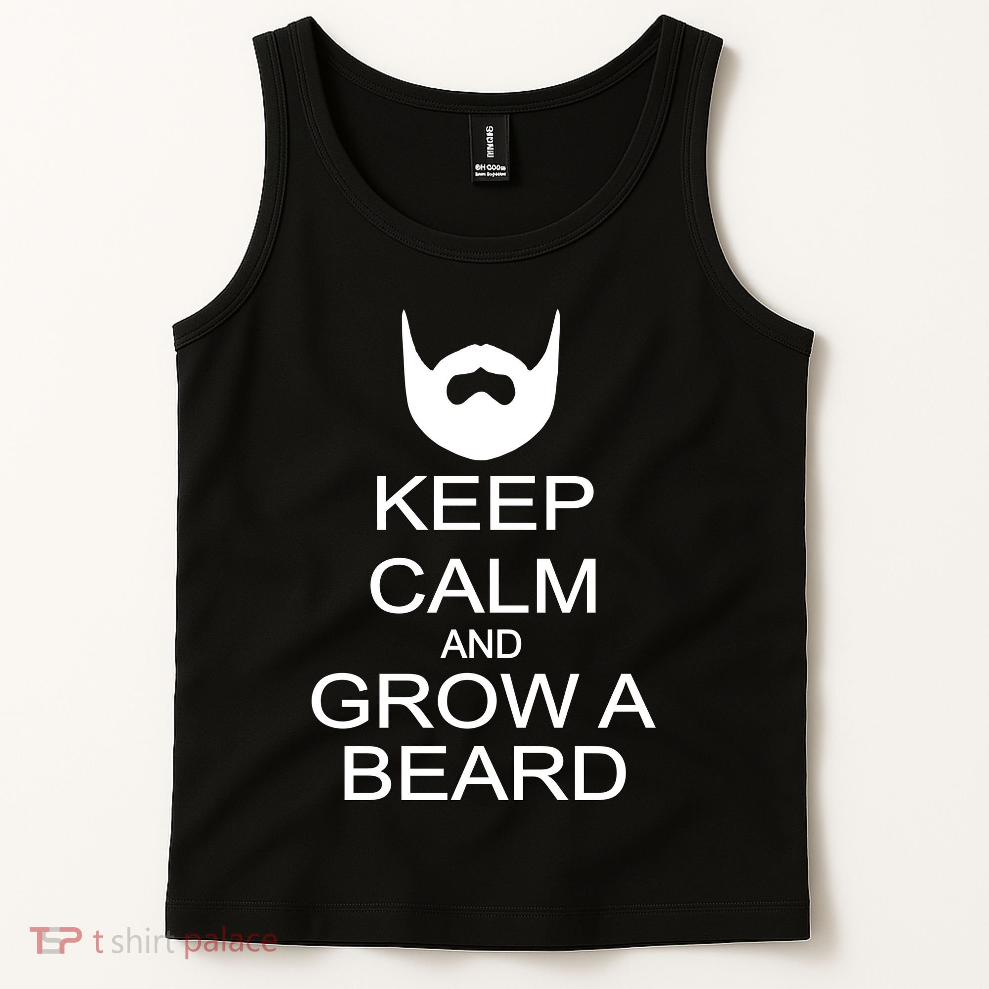 Keep Calm and Grow a Beard Tank Top