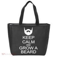 Keep Calm and Grow a Beard Bag thumb 0