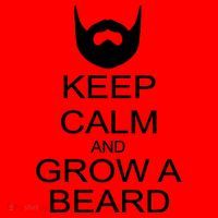 Keep Calm and Grow a Beard Santa Hat thumb 1