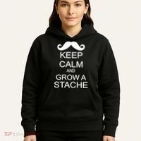 Keep Calm and Grow A Stache Hoodie thumb 5