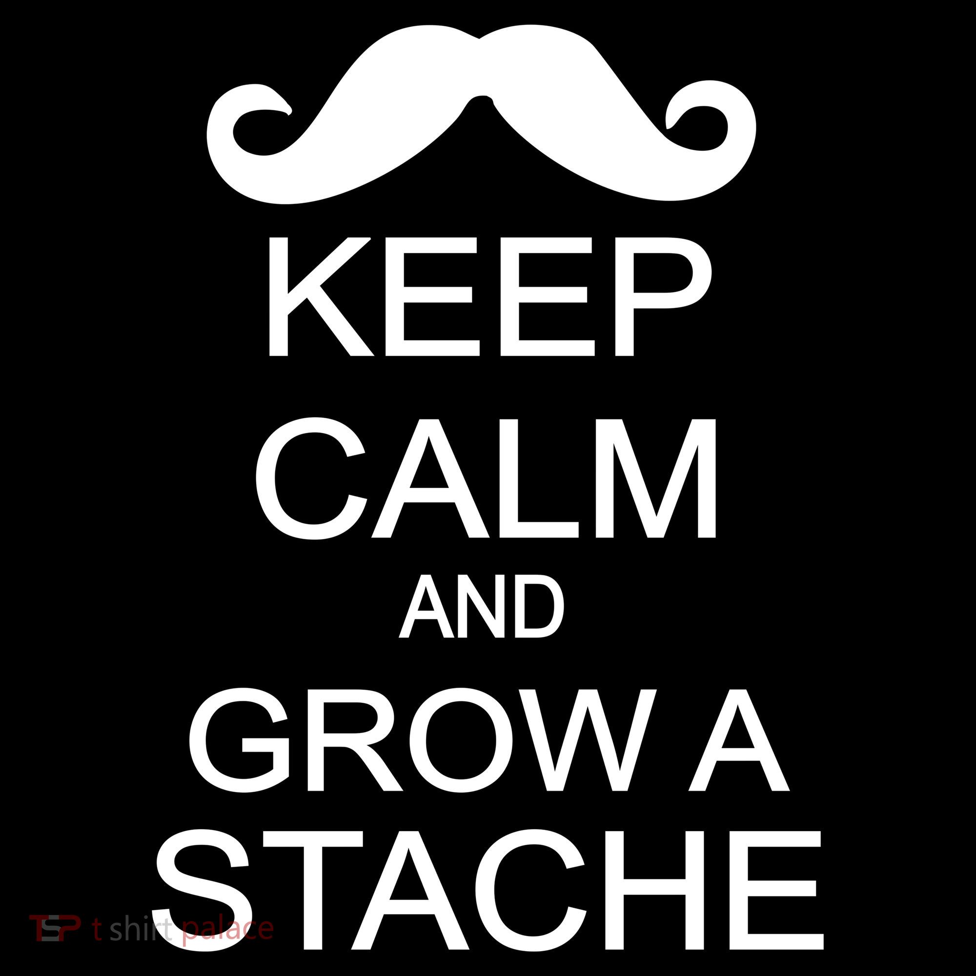 Keep Calm and Grow A Stache Hoodie