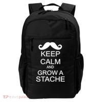 Keep Calm and Grow A Stache Backpack thumb 0