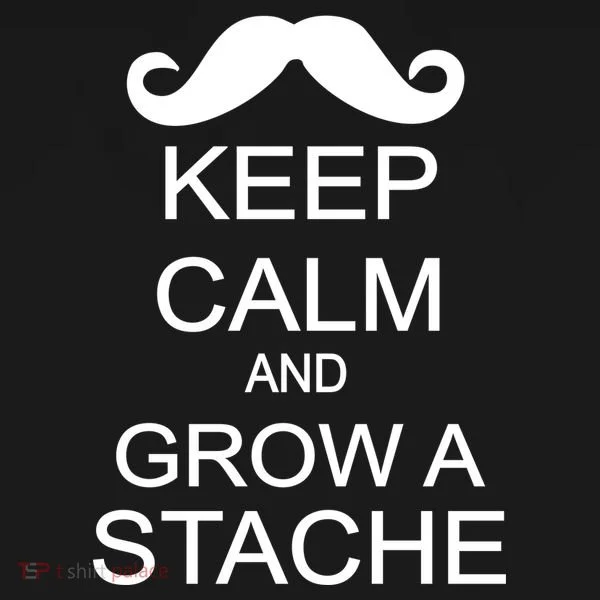 Keep Calm and Grow A Stache Bucket Hat