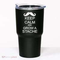 Keep Calm and Grow A Stache Tumbler thumb 0