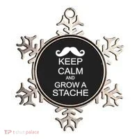 Keep Calm and Grow A Stache Ornament thumb 0